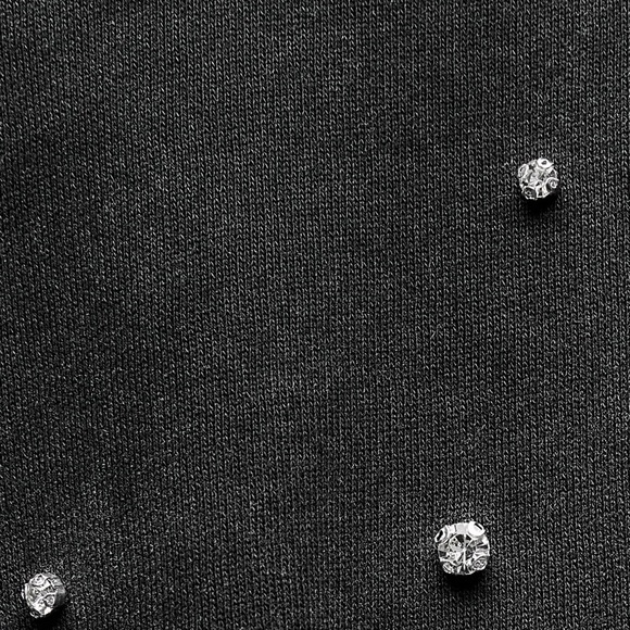 NWT Zara Jewelled Crop Sweater size L - Picture 3 of 3